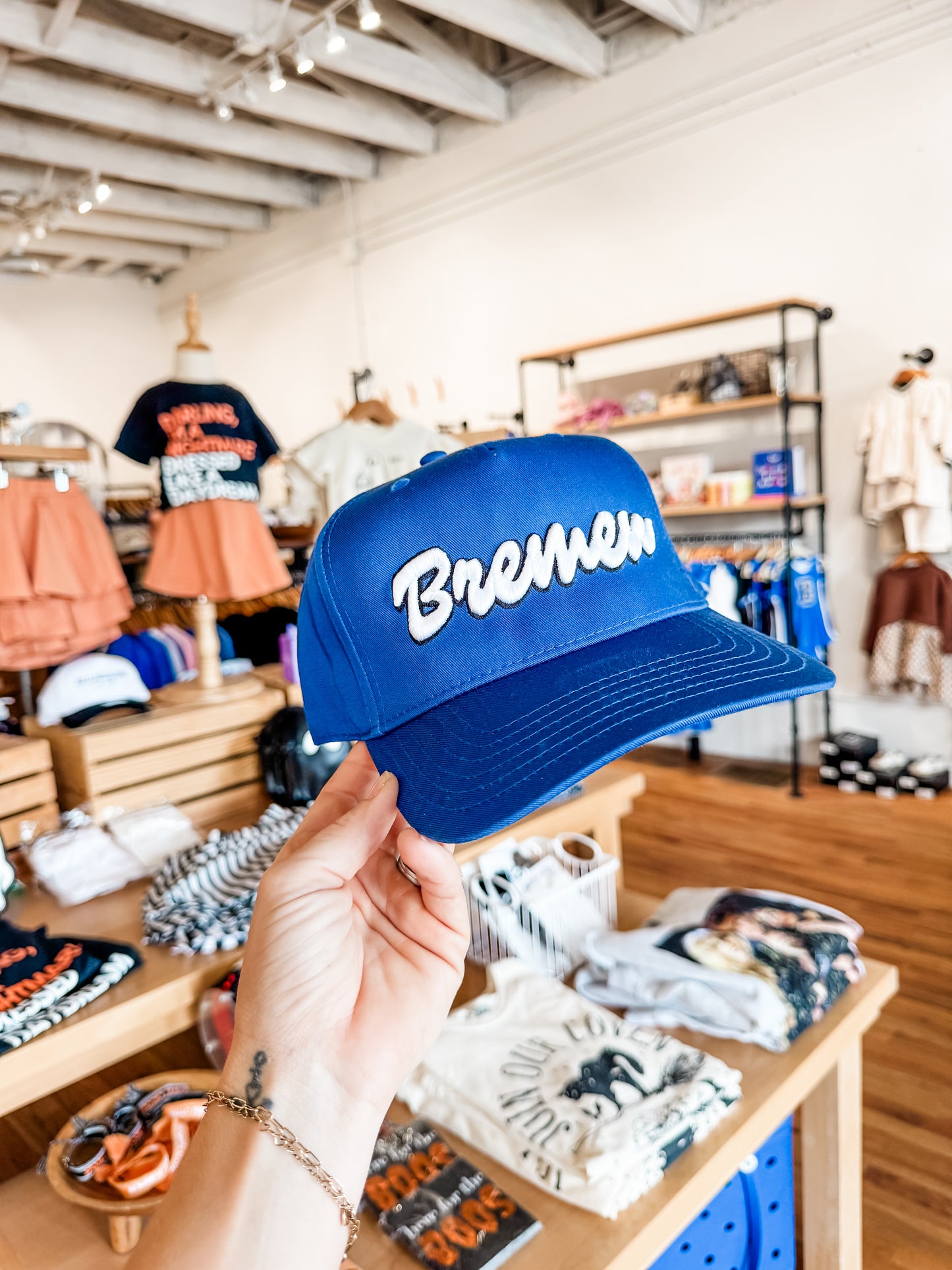 Bremen Embroidered Script Trucker