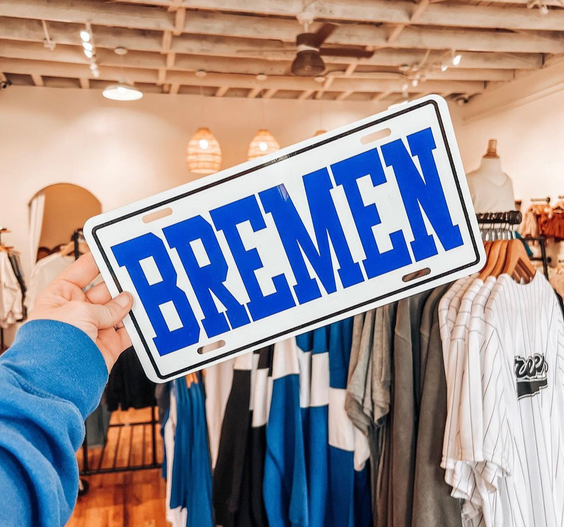 BREMEN vanity plate
