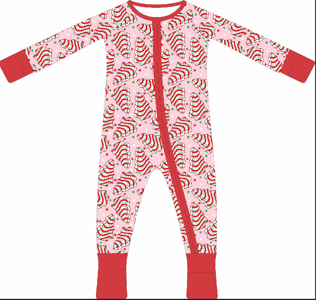 PINK TREE CAKE Pajamas one piece