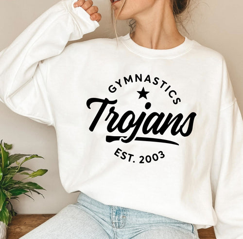 TROJANS gymnastics sweatshirt