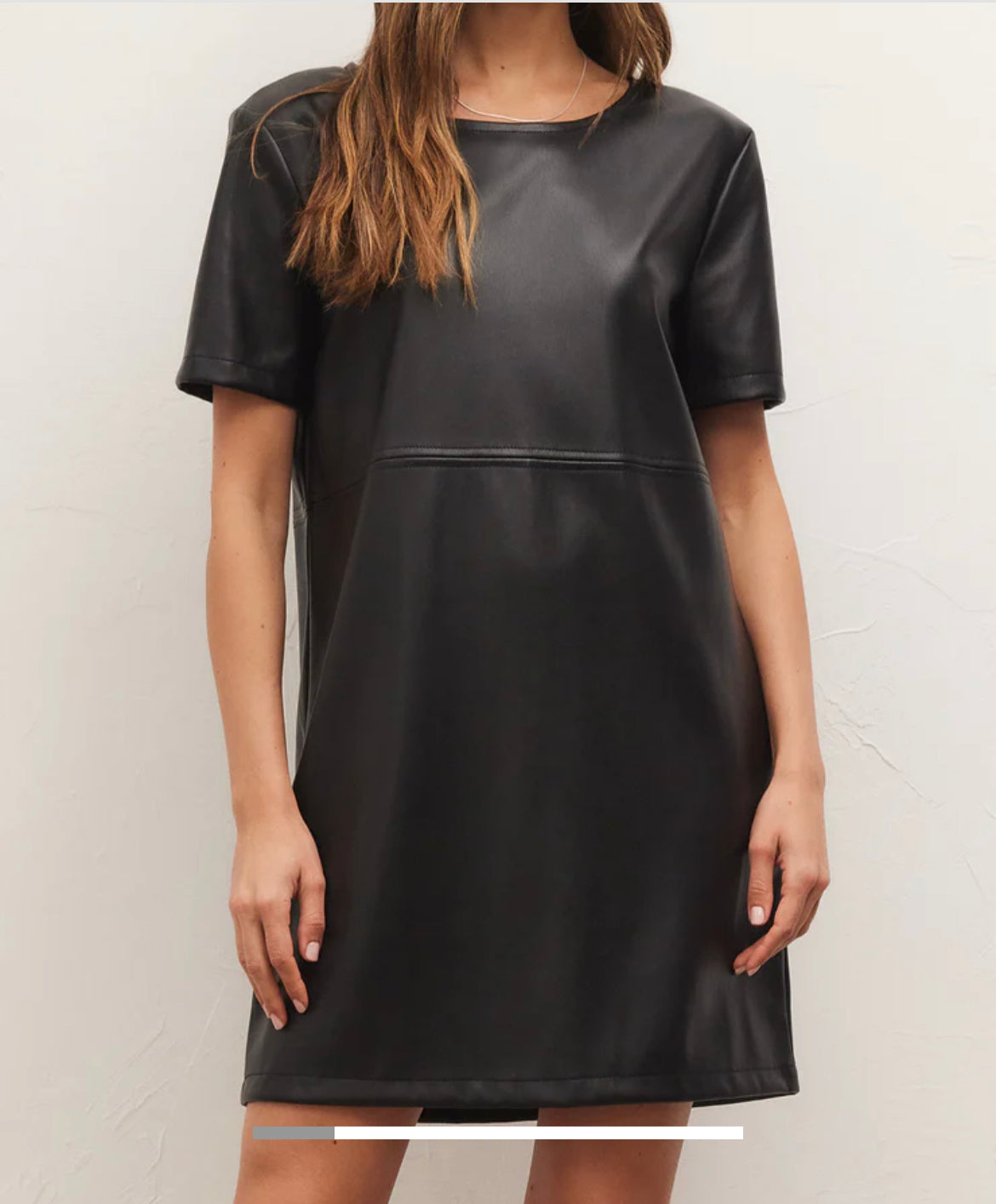 LONDON FAUX LEATHER DRESS / Z Supply LONDON FAUX LEATHER DRESS / Z Supply
