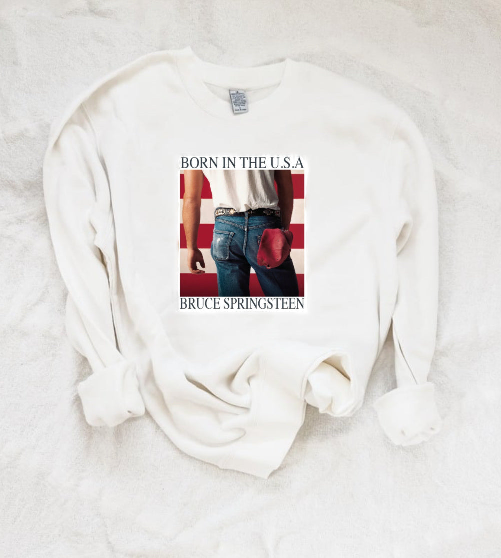 BORN IN THE USA band sweatshirt