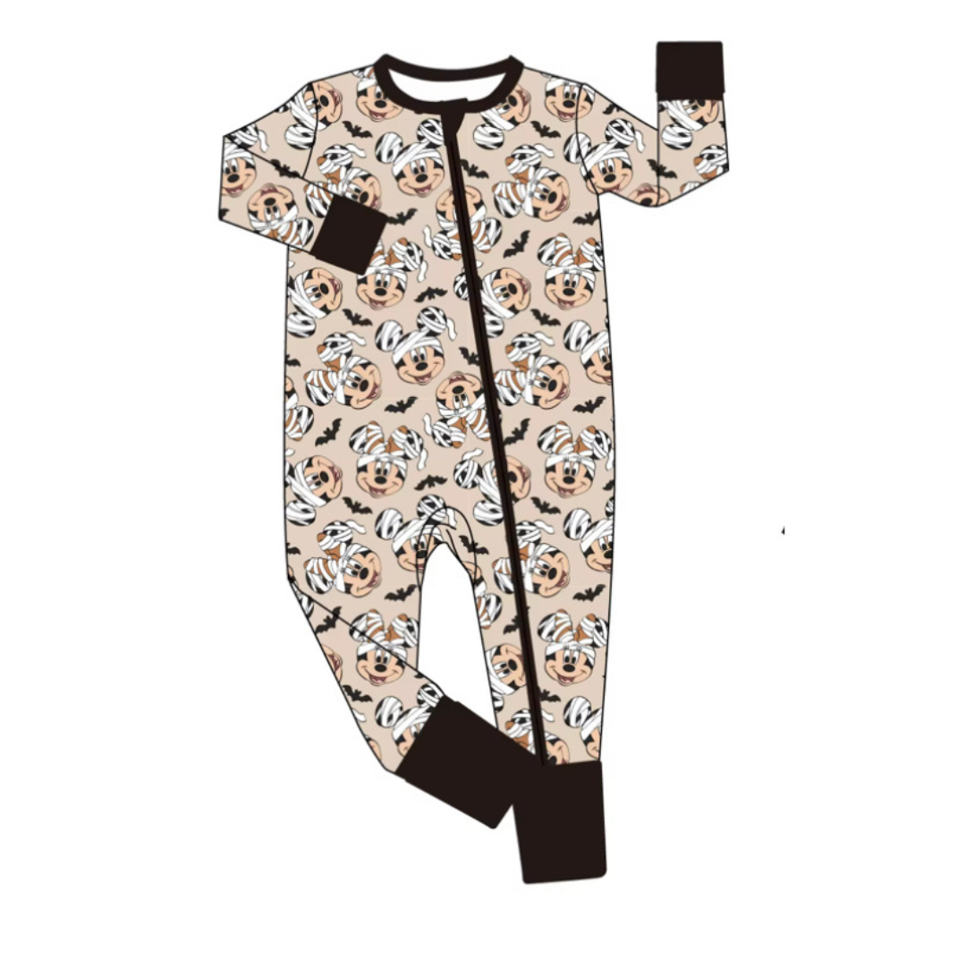 BOO BASH bamboo zippie (preorder)