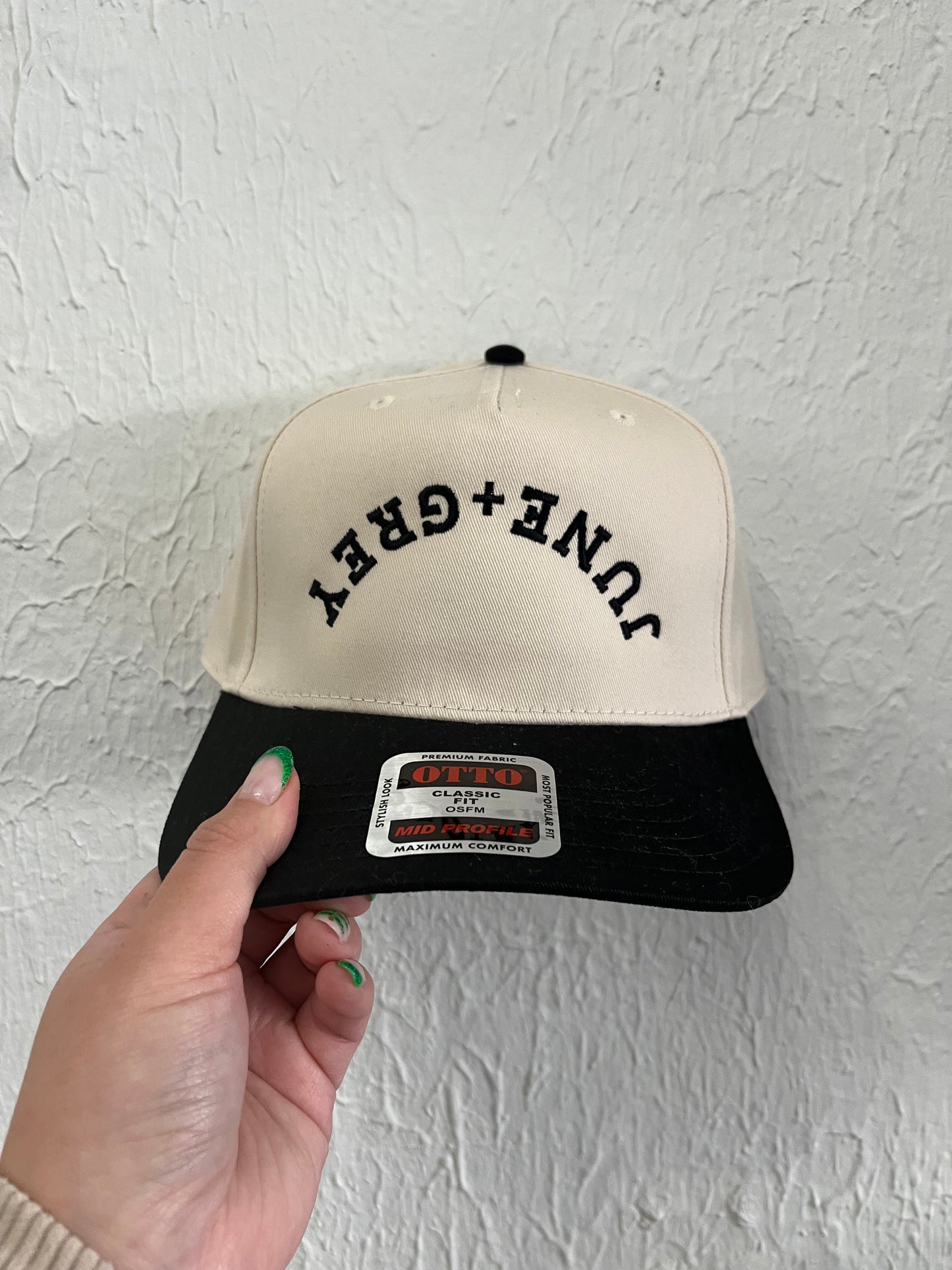 JUNE+GREY upside down hat