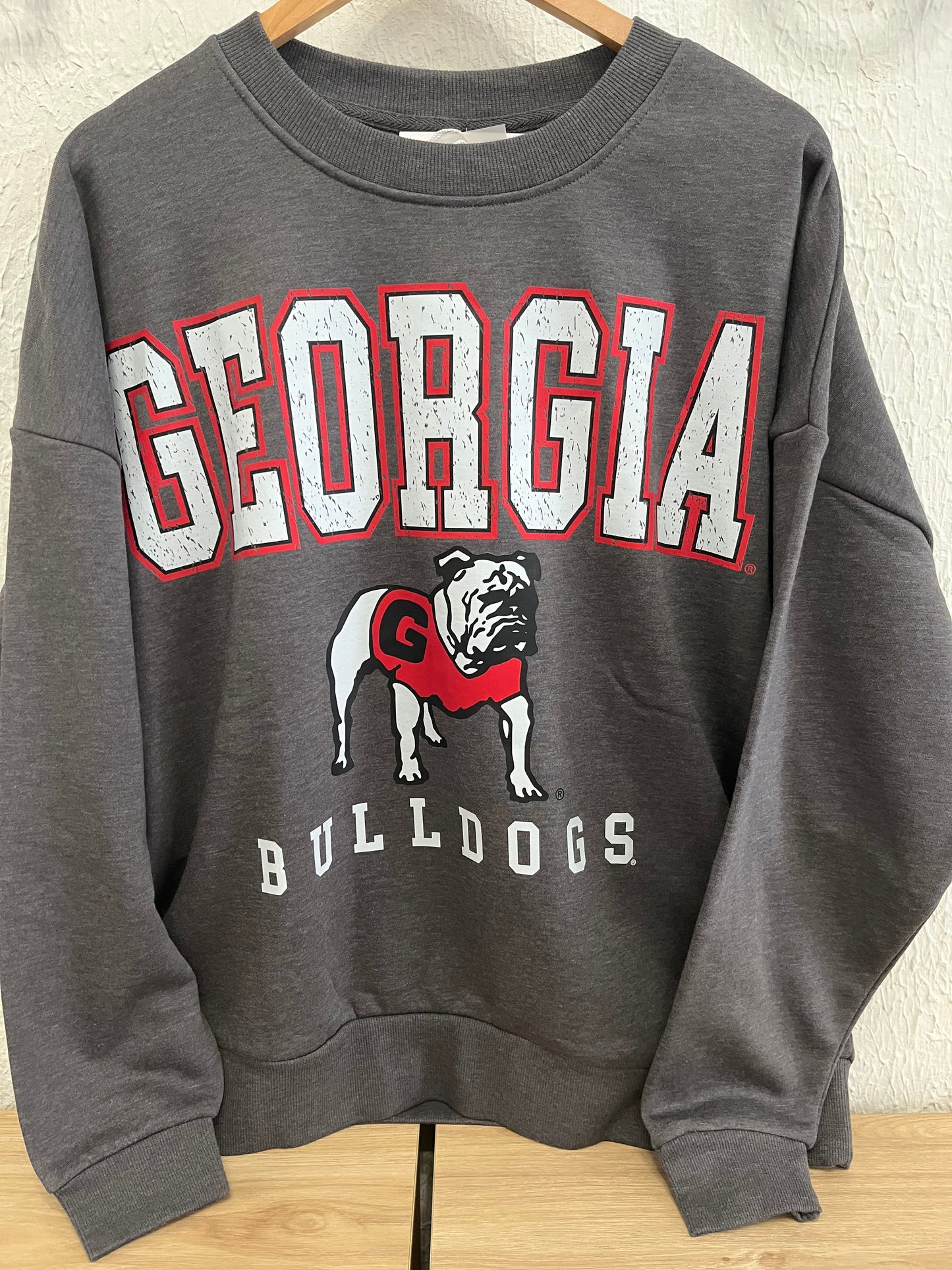 Grey UGA Bulldogs Sweatshirt