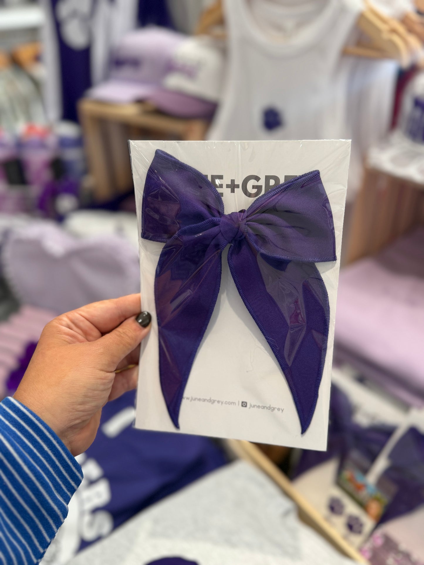 Purple Linen // Fay Bow