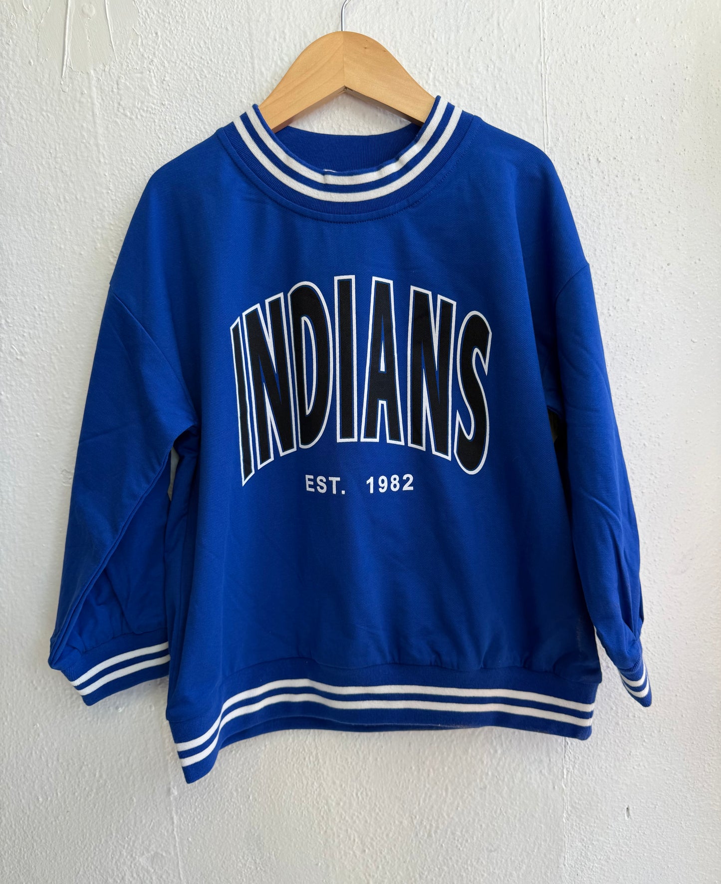 INDIANS Vintage varsity sweatshirt