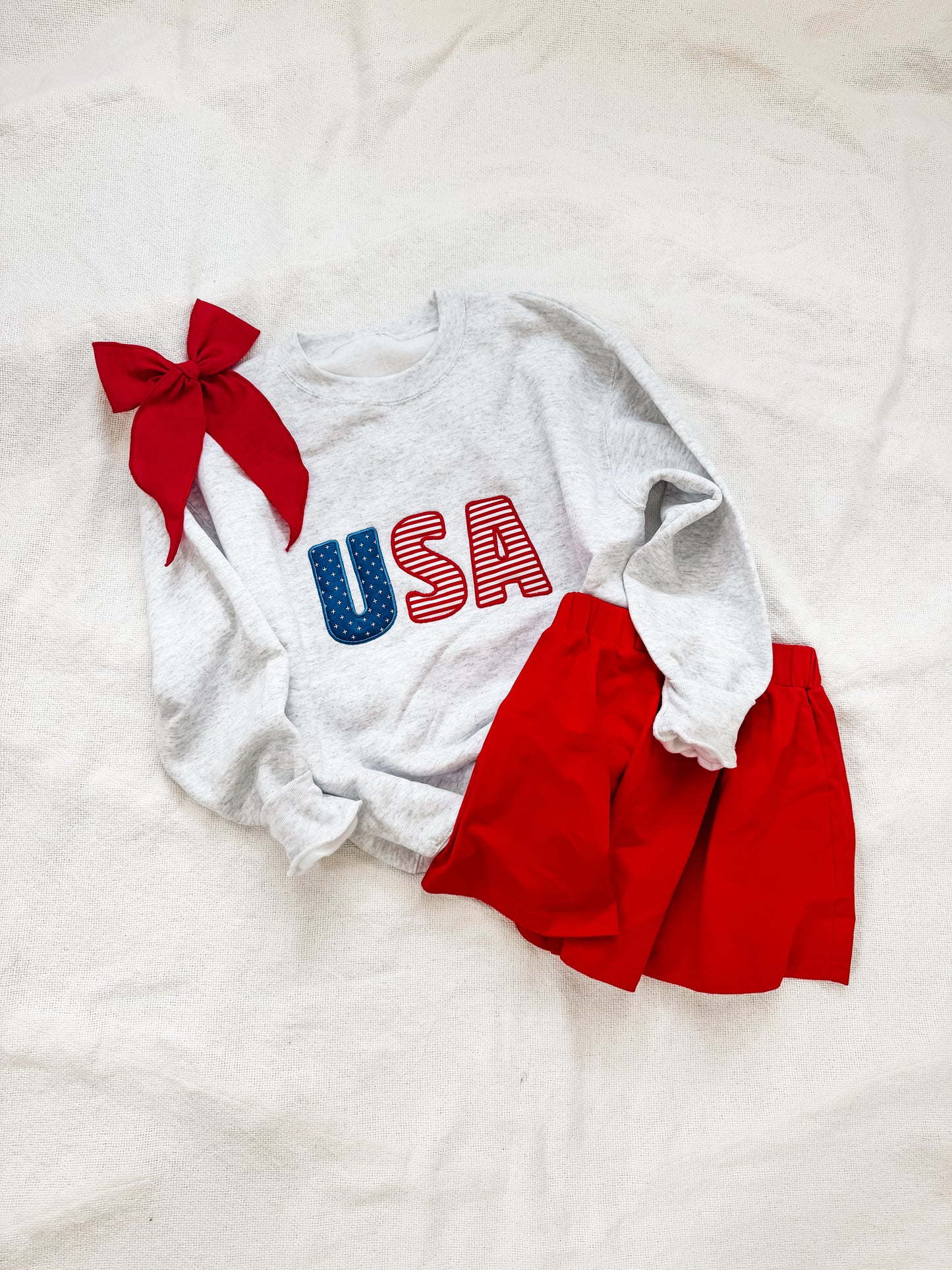 USA quilt sweatshirt (preorder)