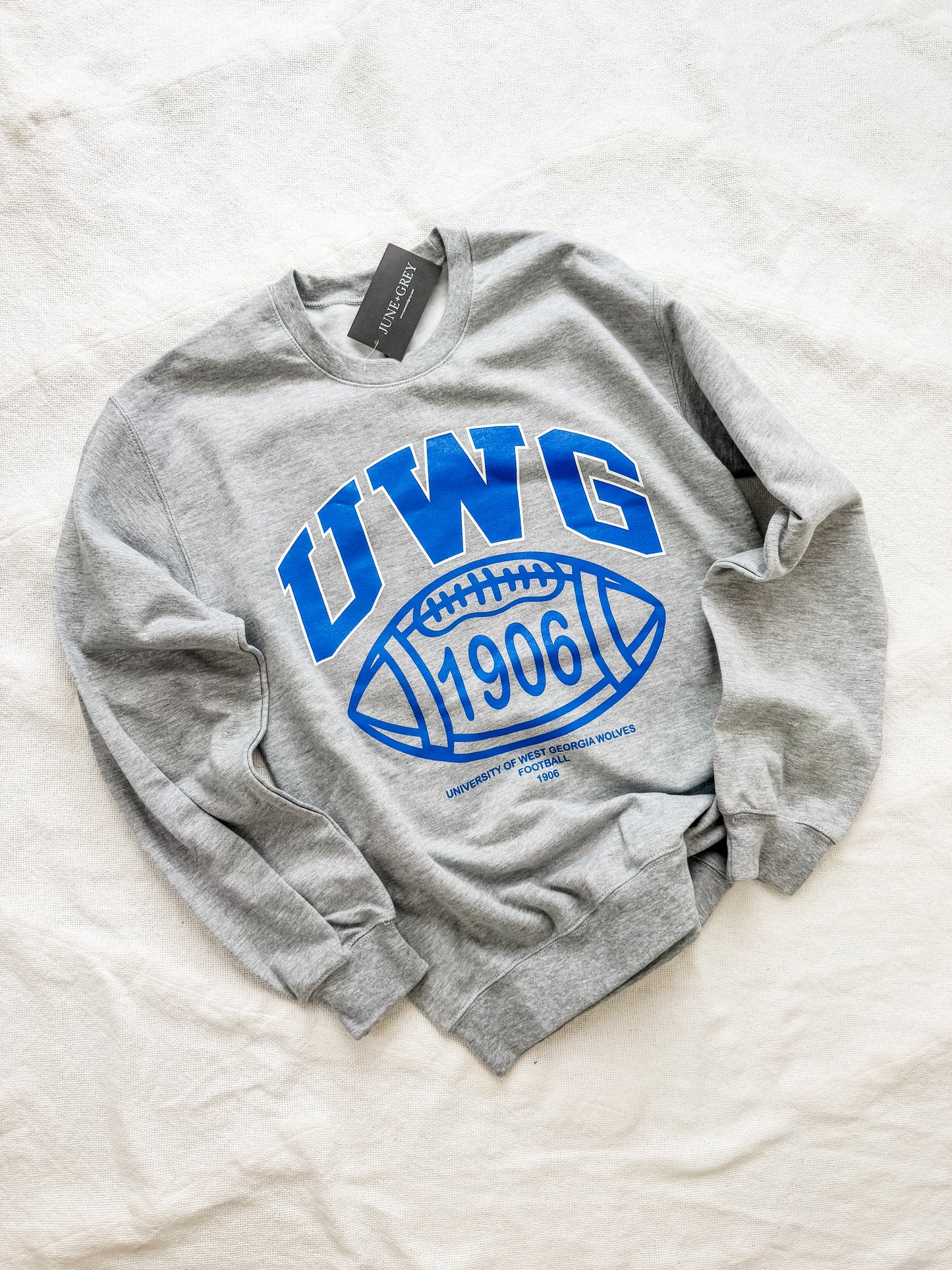 UWG Gray Football Sweatshirt