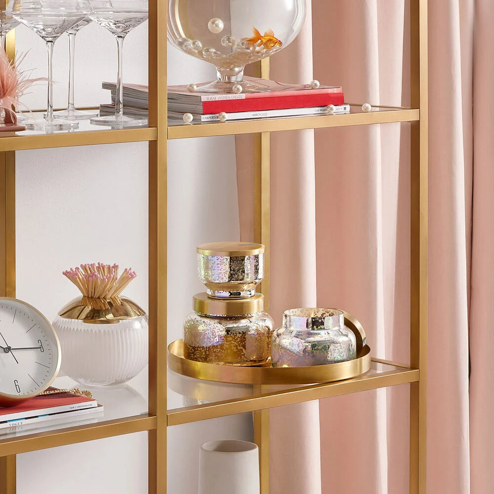 Aloha Orchid Mercury Iridescent Candle Jar