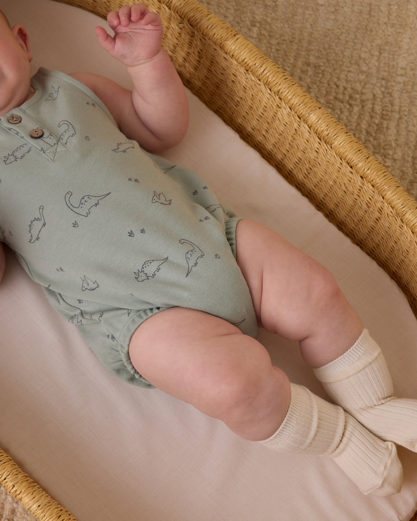 SLEEVELESS BUBBLE ROMPER || DINO