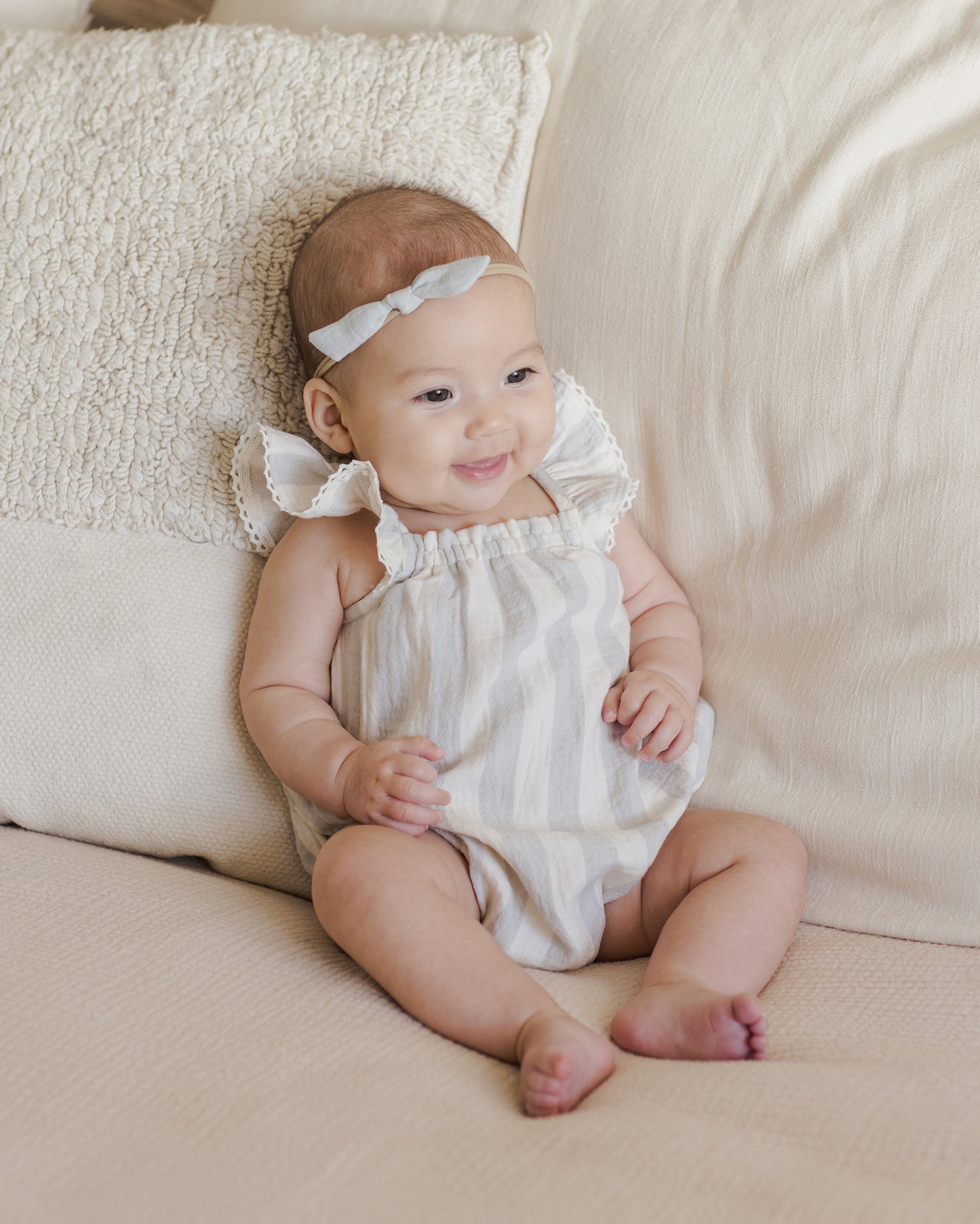 BONNIE ROMPER || SKY STRIPE