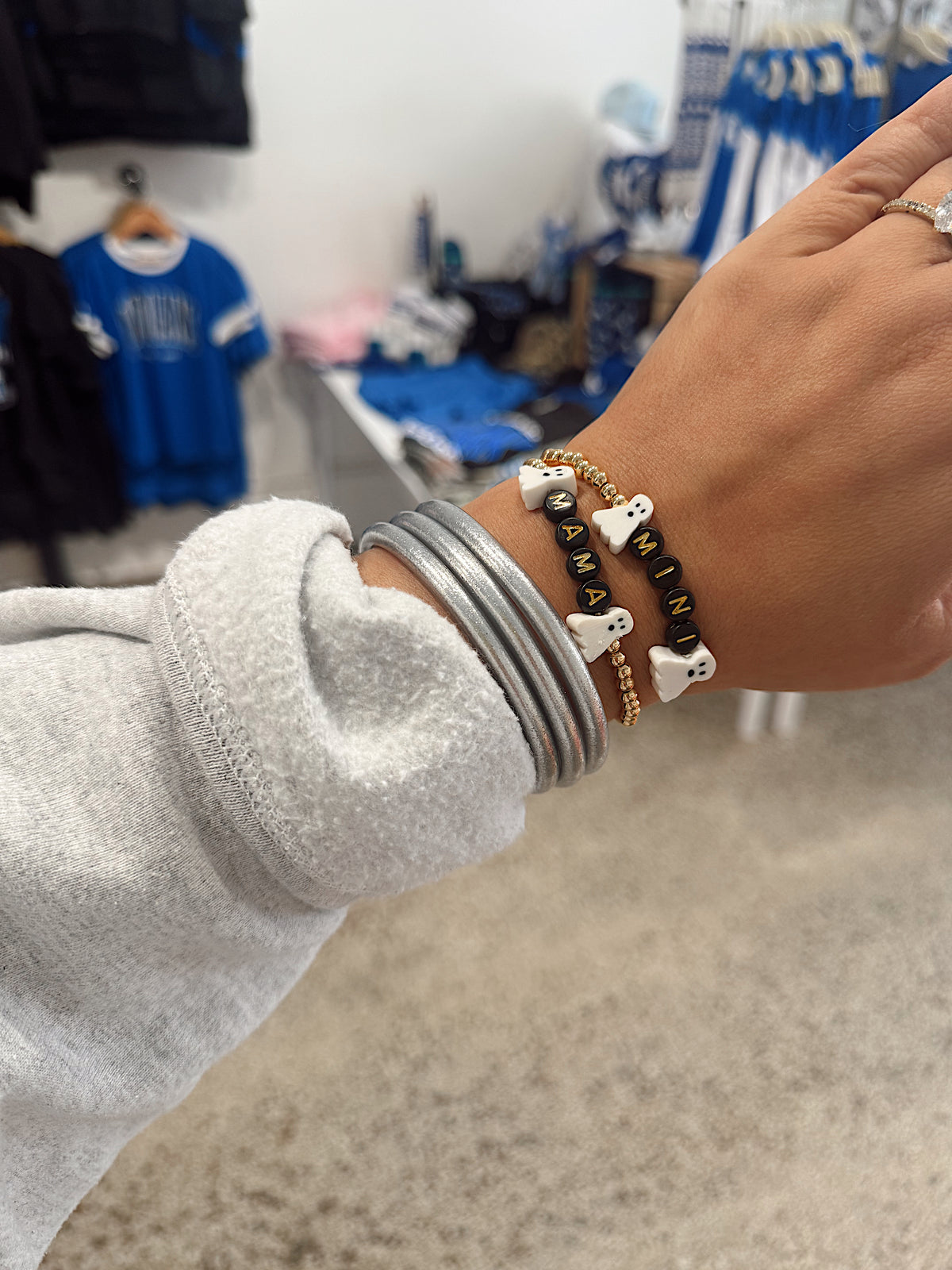MAMA+MINI GHOST beaded bracelets