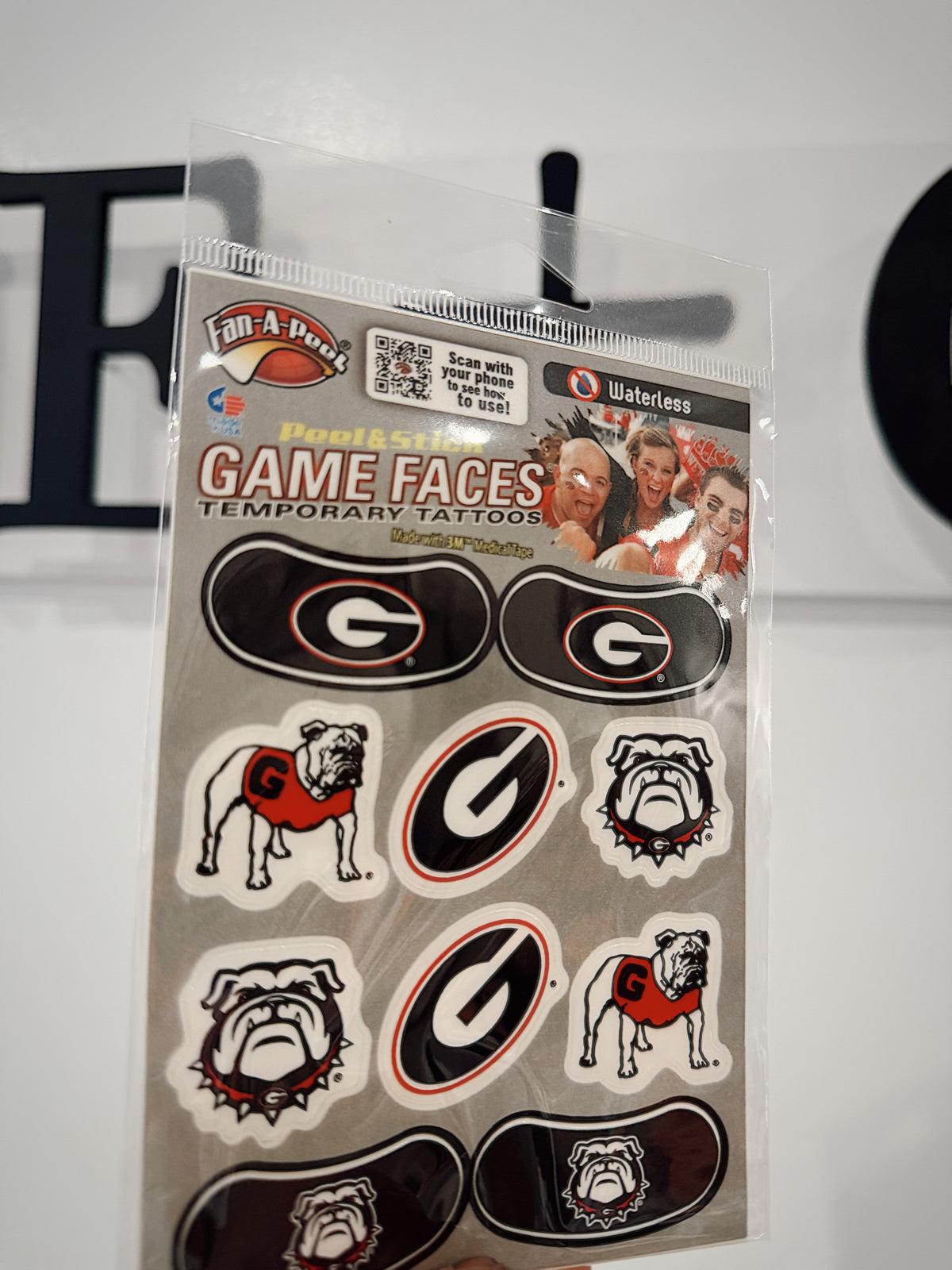 UGA Large Face Tattoos