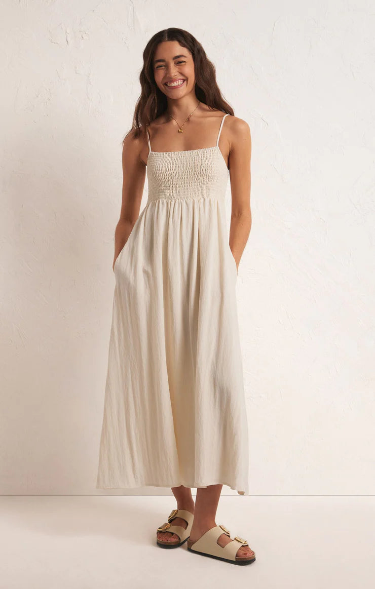 BEACHSIDE MIDI DRESS / Z SUPPLY BEACHSIDE MIDI DRESS / Z SUPPLY