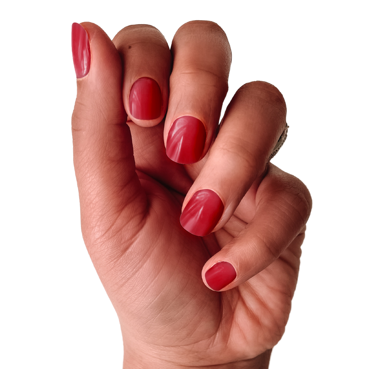 Red Velvet | Deep Red Valentine's Day Nail Polish Stickers