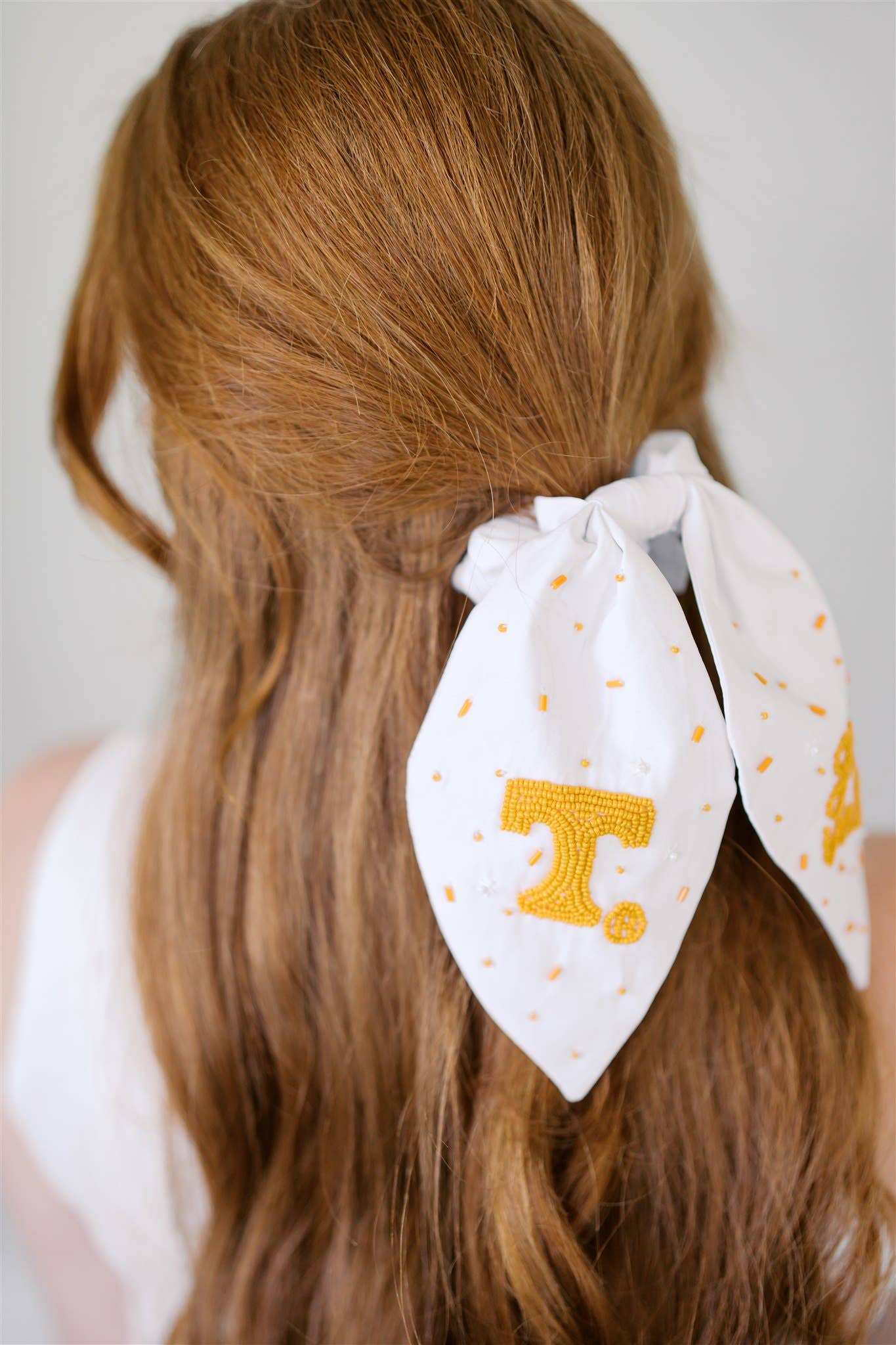 University of Tennessee Beaded Scrunchie