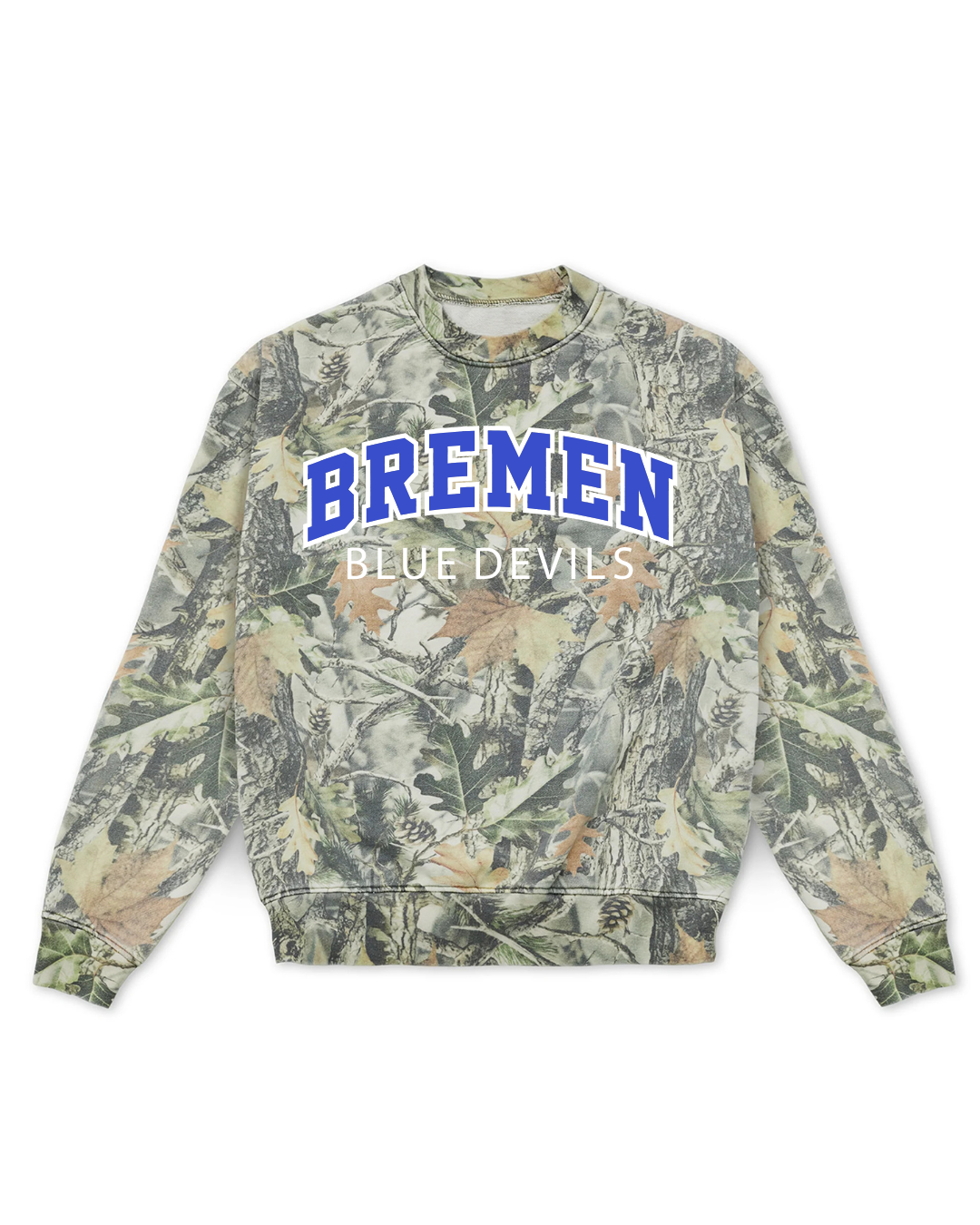 BLUE DEVILS camo sweatshirt