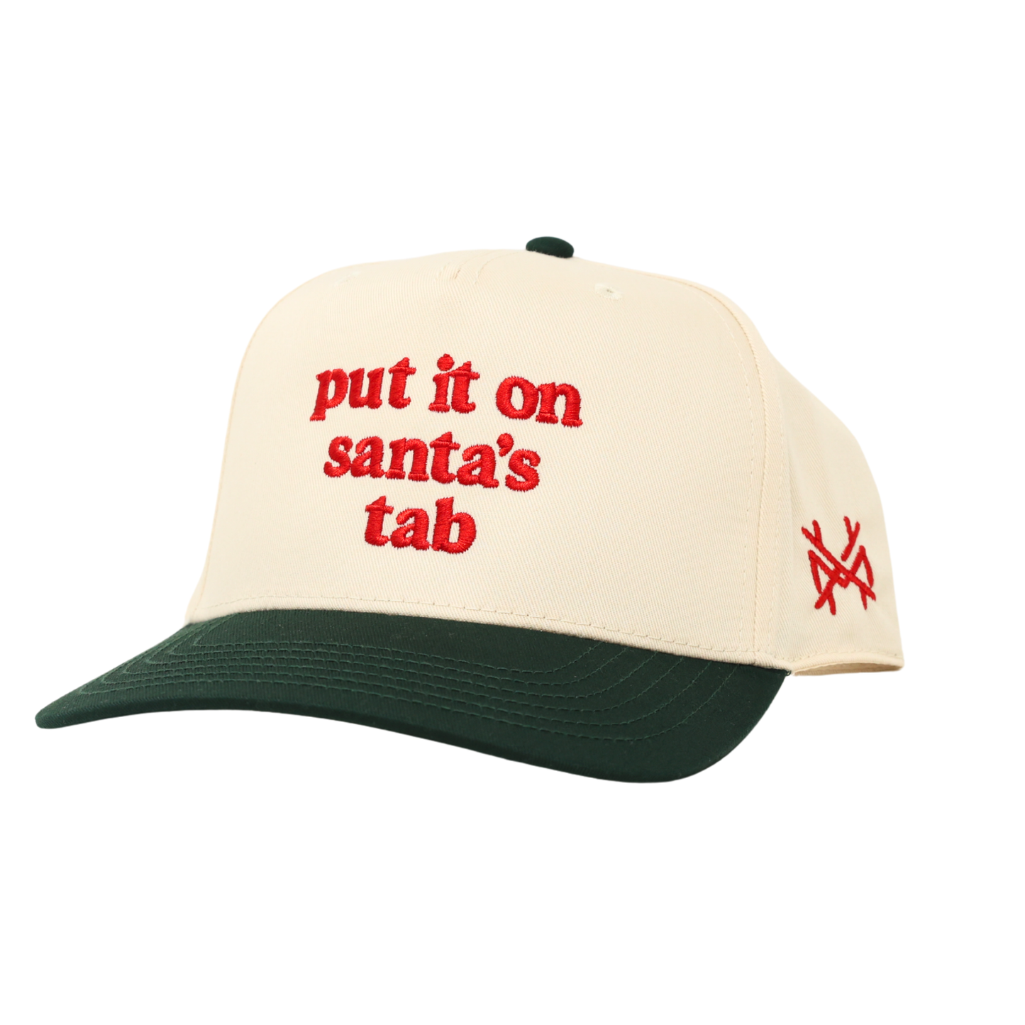 Put it on Santa's Tab Christmas 2025 Trucker Hat