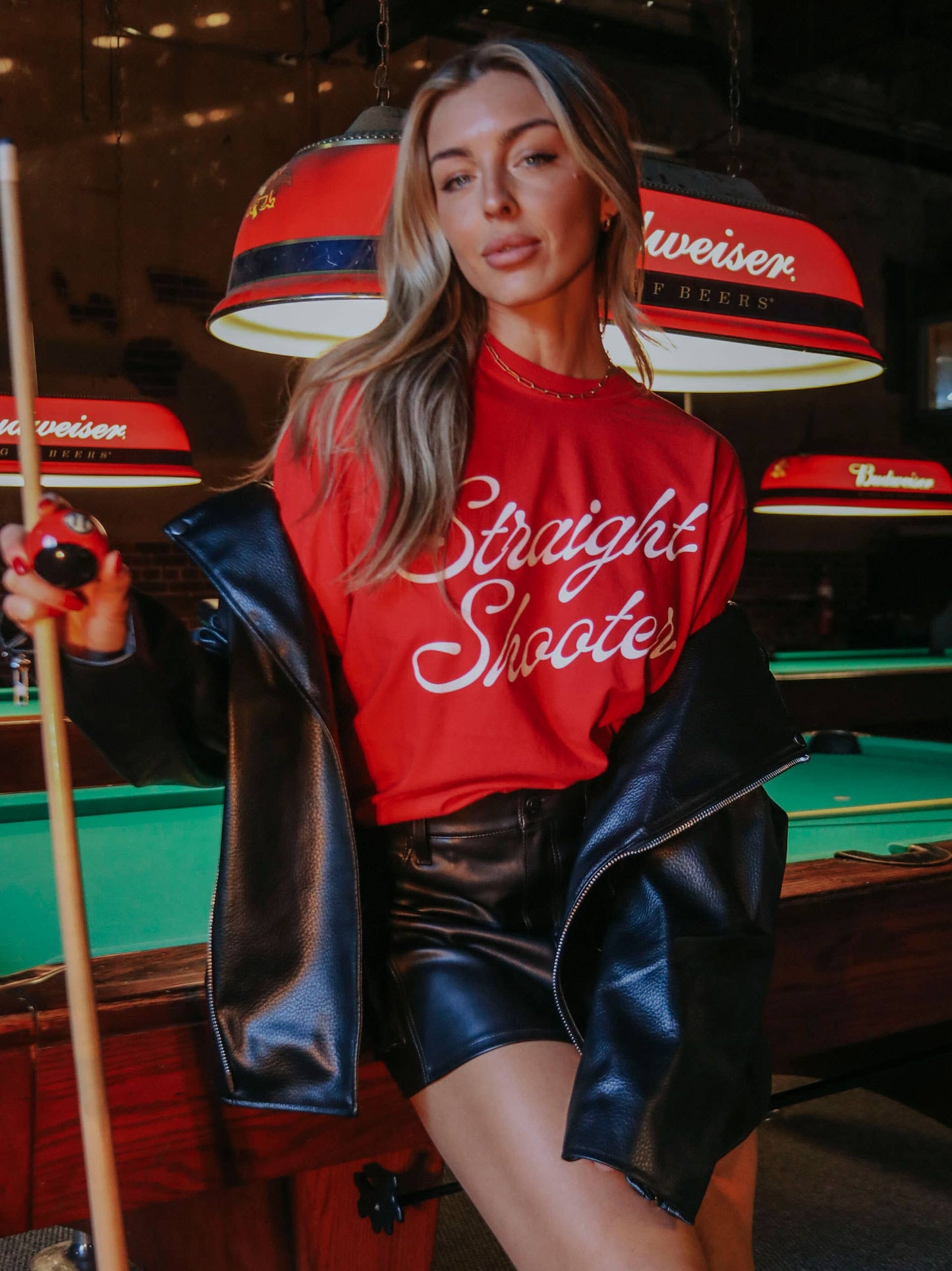 Straight Shooter T-Shirt (FRONT + BACK)