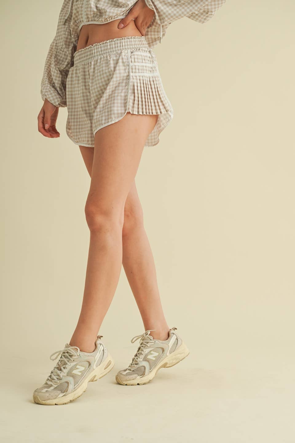 Gingham Print On Point Shorts