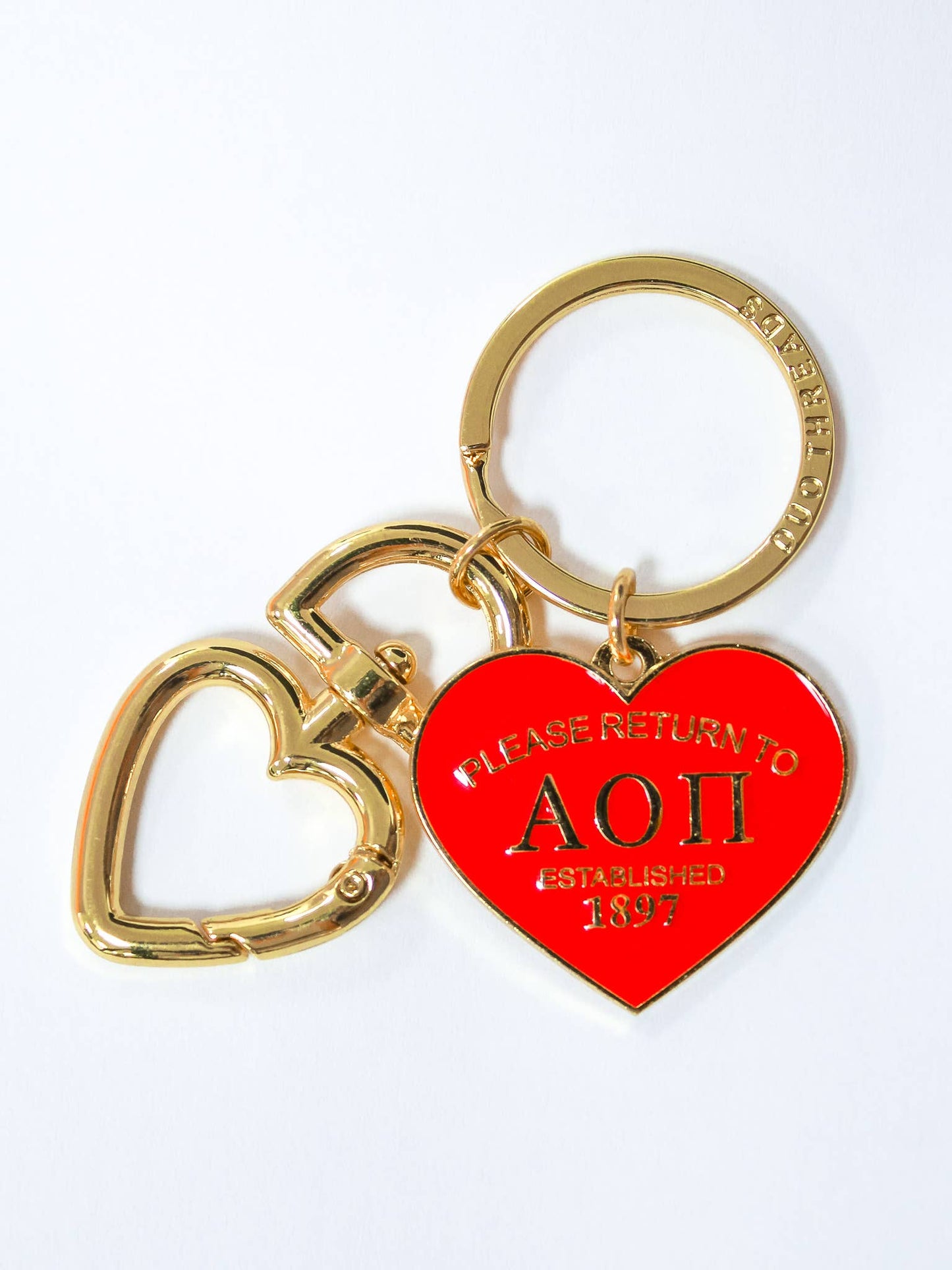 Please Return Sorority Key Ring