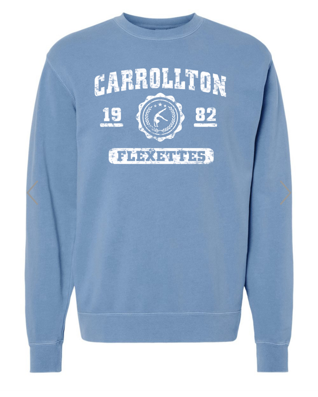 CARROLLTON FLEXETTES sweatshirt (vintage blue)