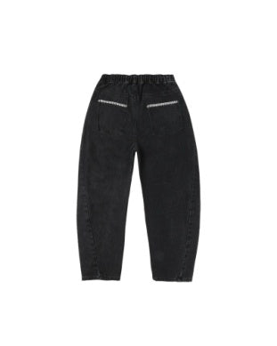 BARREL PANT || WASHED BLACK - TEEN