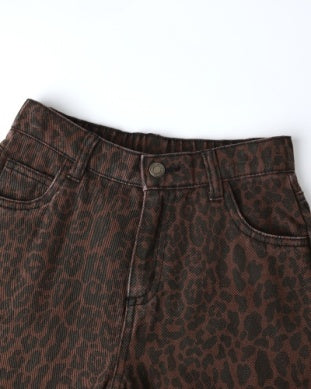 BARREL PANT || LEOPARD