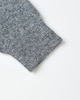 COLLARED SWEATER || HEATHERED GREY