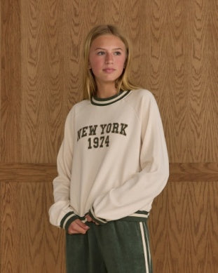 OVERSIZED RAGLAN SWEATSHIRT || NEW YORK - TEEN
