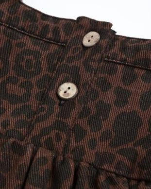 GRETTA BABYDOLL DRESS || LEOPARD