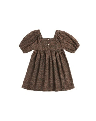 GRETTA BABYDOLL DRESS || LEOPARD