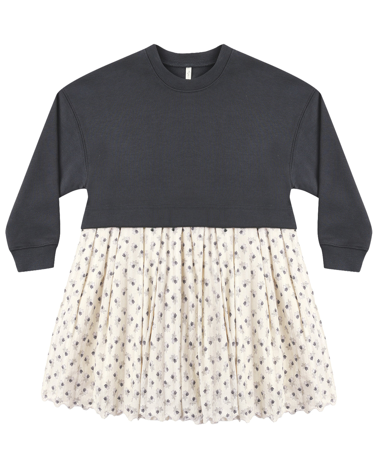 SWEATSHIRT DRESS VINTAGE FLEUR
