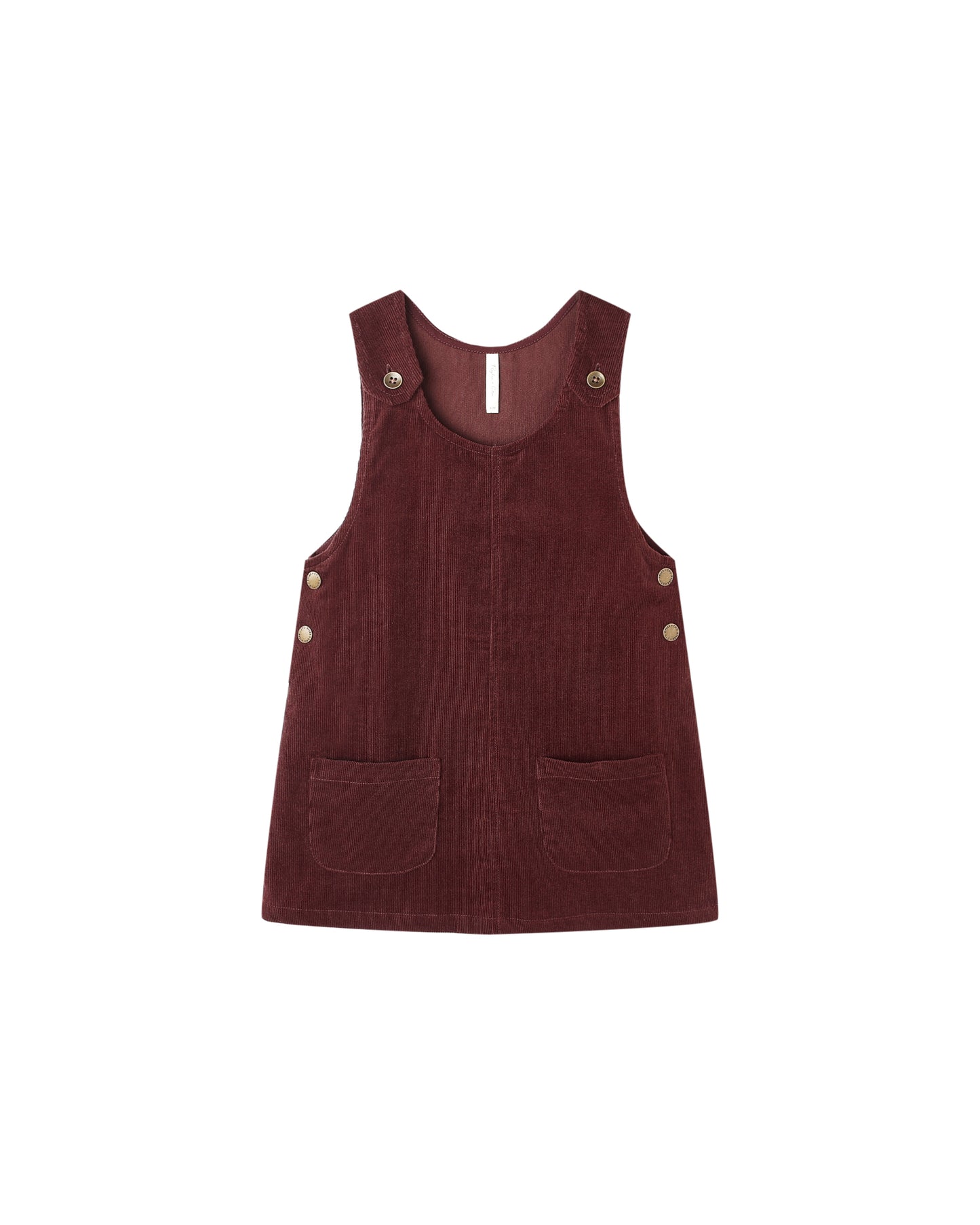 ODETTE OVERALL DRESS || BURGUNDY