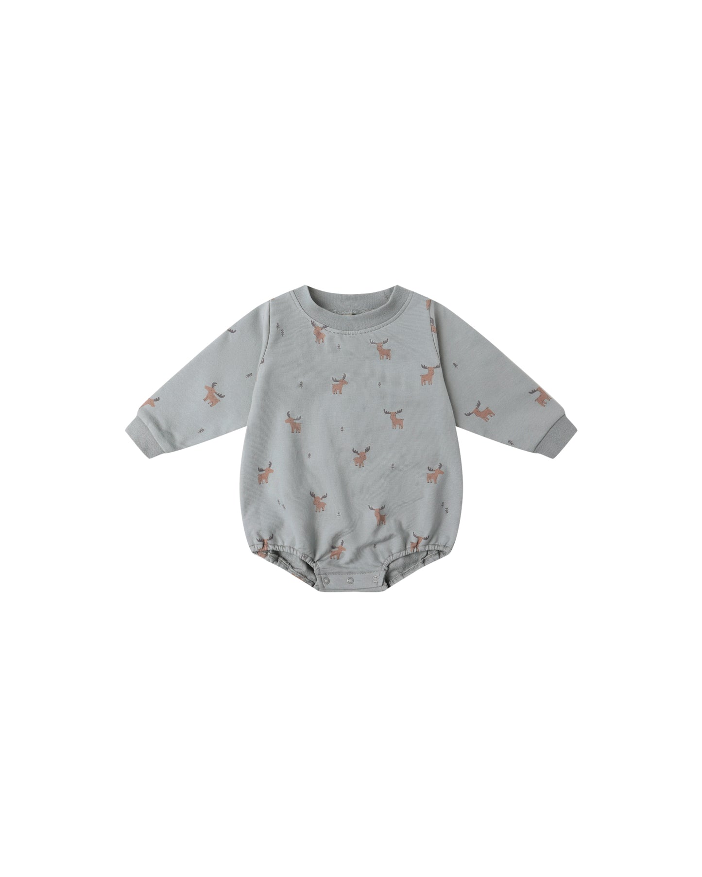 CREWNECK BUBBLE ROMPER || MOOSE