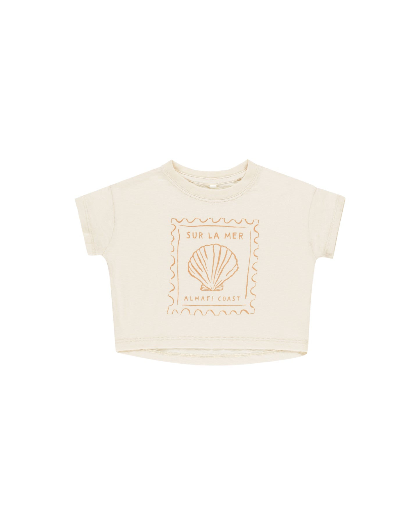 BOXY TEE || SEASHELL