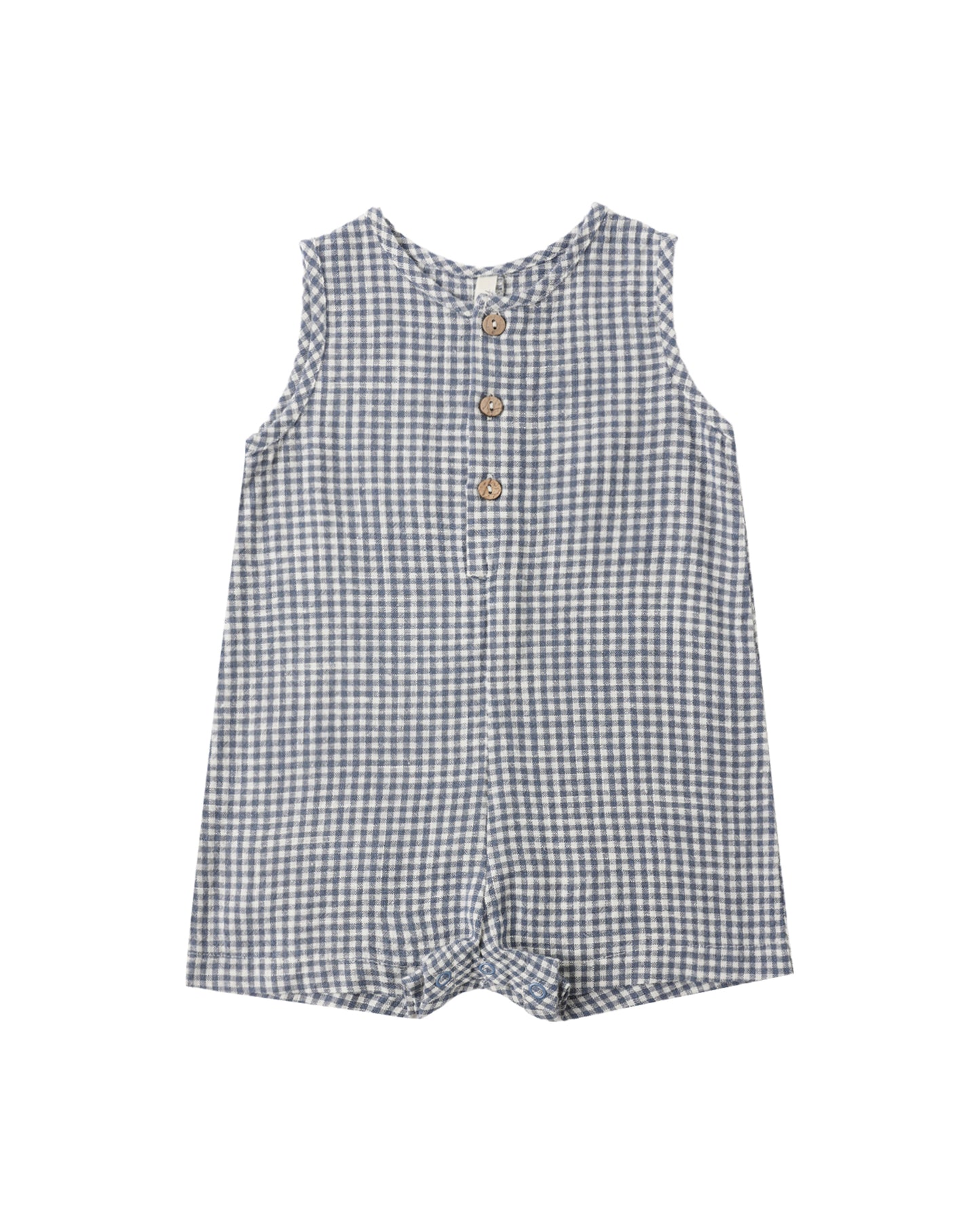 MAVRICK ROMPER MARINE GINGHAM