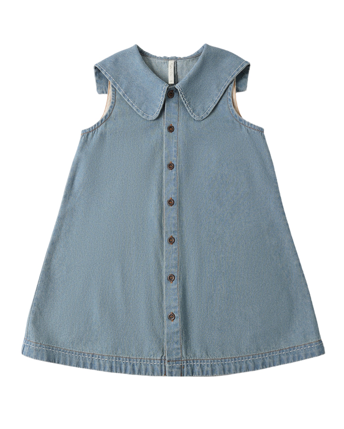 ADRIA DRESS WASHED BLUE