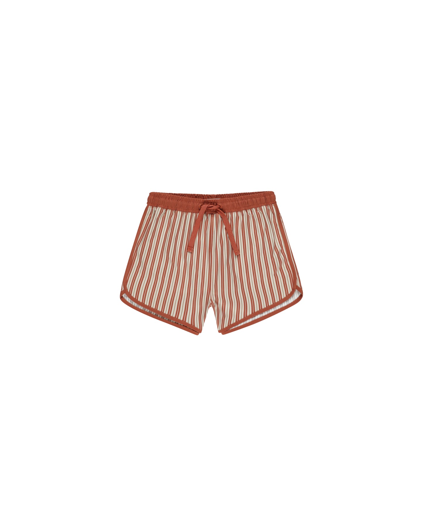 SWIM TRUNK || POPPY PINSTRIPE