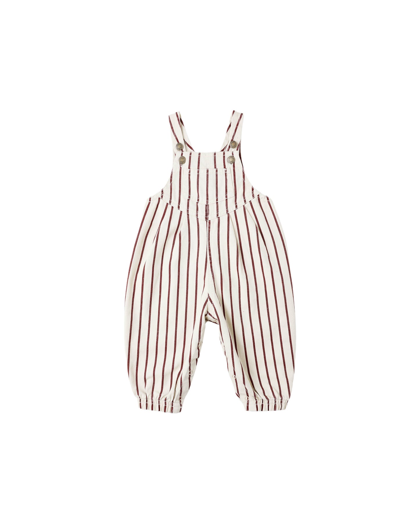 VINTAGE OVERALL || BURGUNDY STRIPE