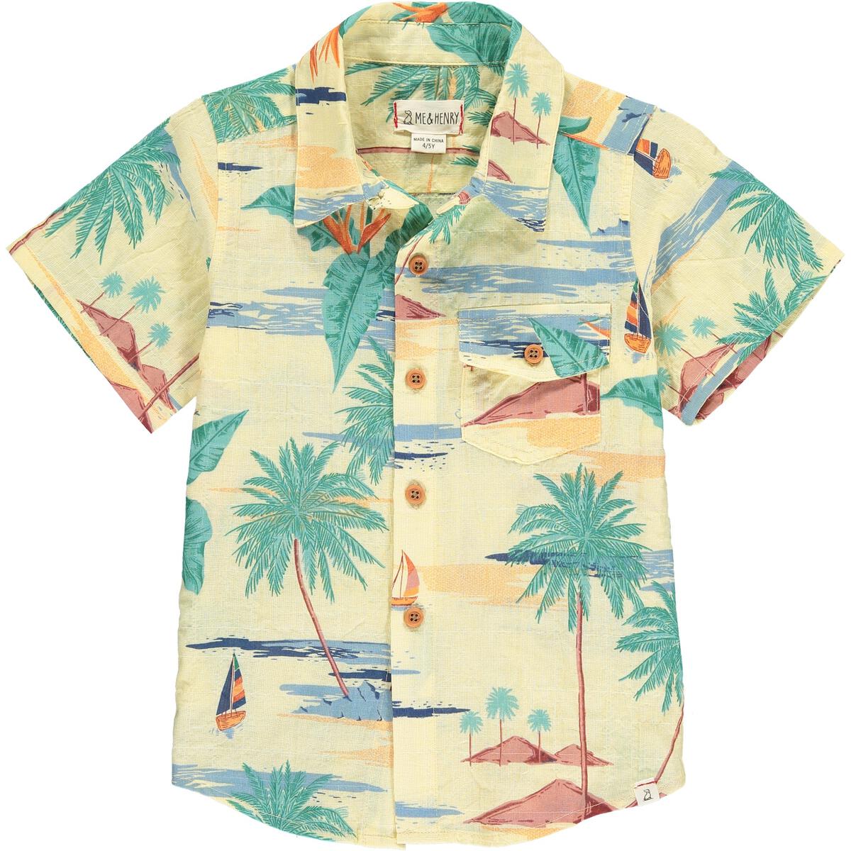 ALOHA Woven print shirt