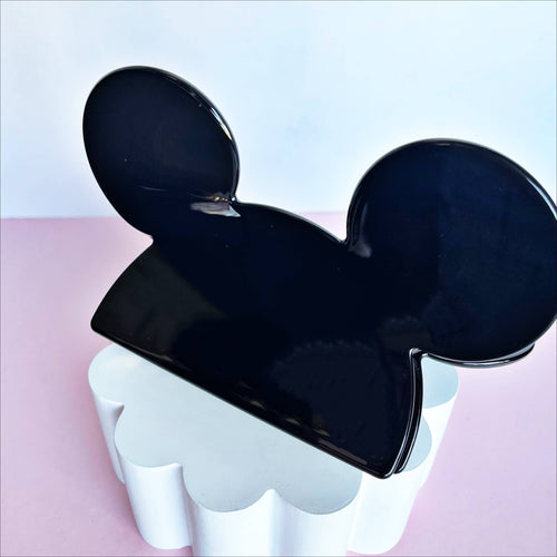 Black Magical Mouse Claw Clip