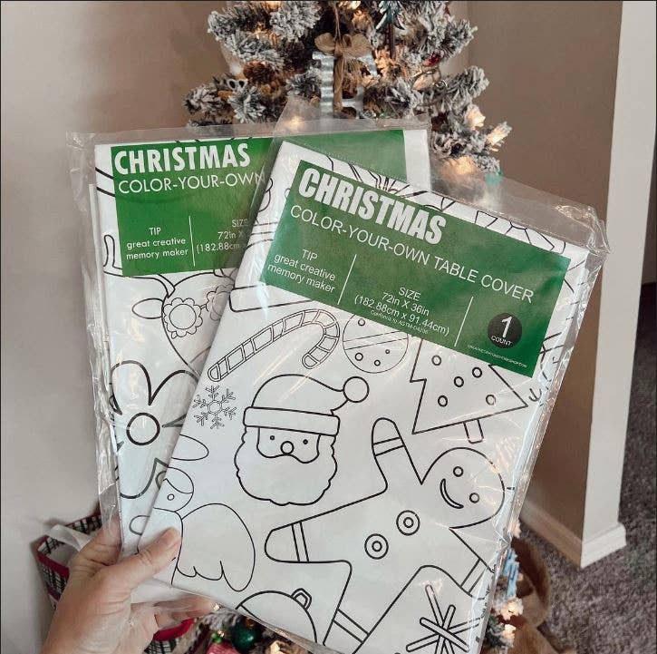 Christmas Coloring Tablecloth | Christmas Family Activity – Juneandgrey christmas-coloring-tablecloth-christmas-family-activity-juneandgrey