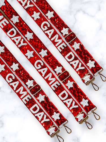 Adjustable Beaded Strap |Perfect for Stadium Bags Concert -Game Day Crossbody Sports Team STRAP ONLY
