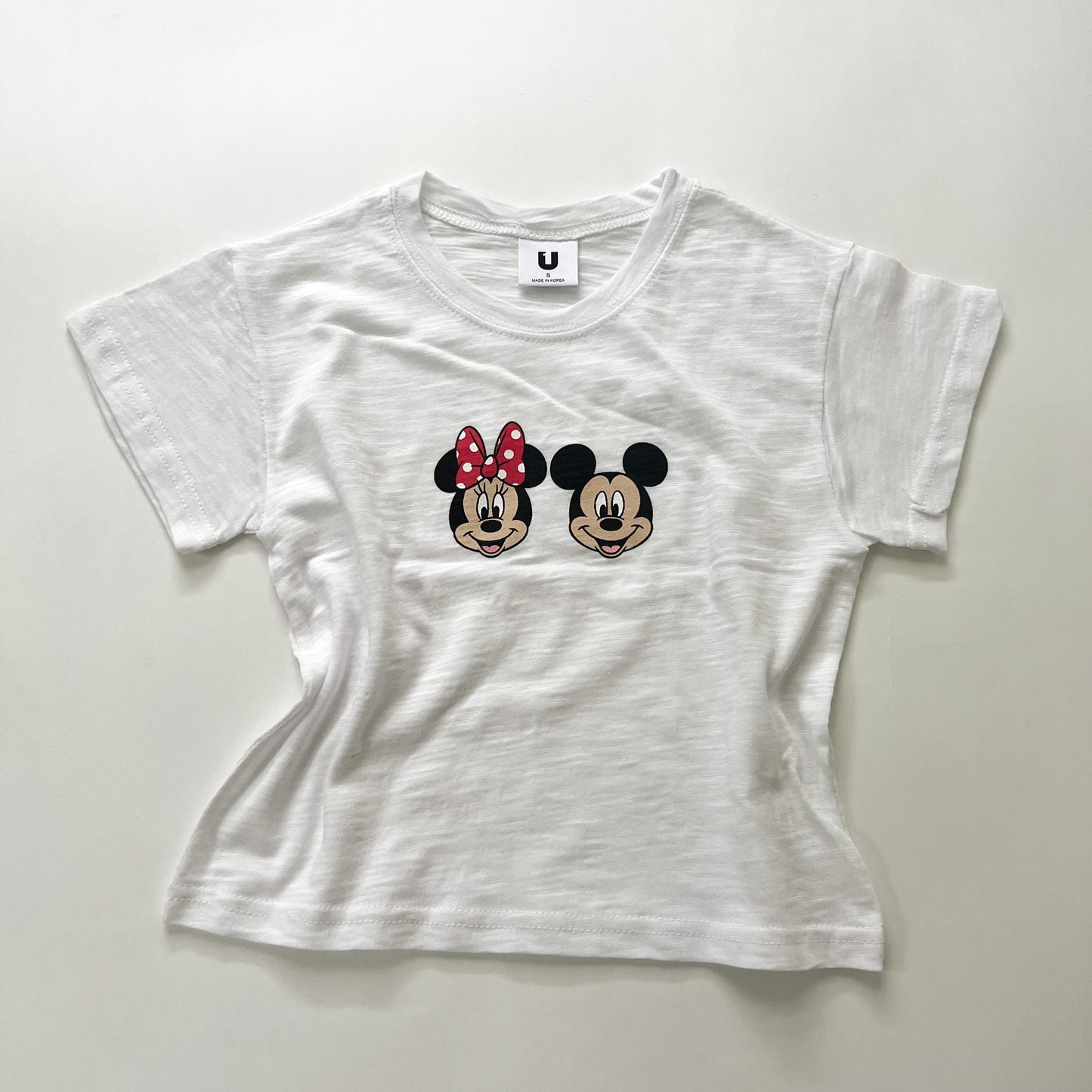 white mouse tee