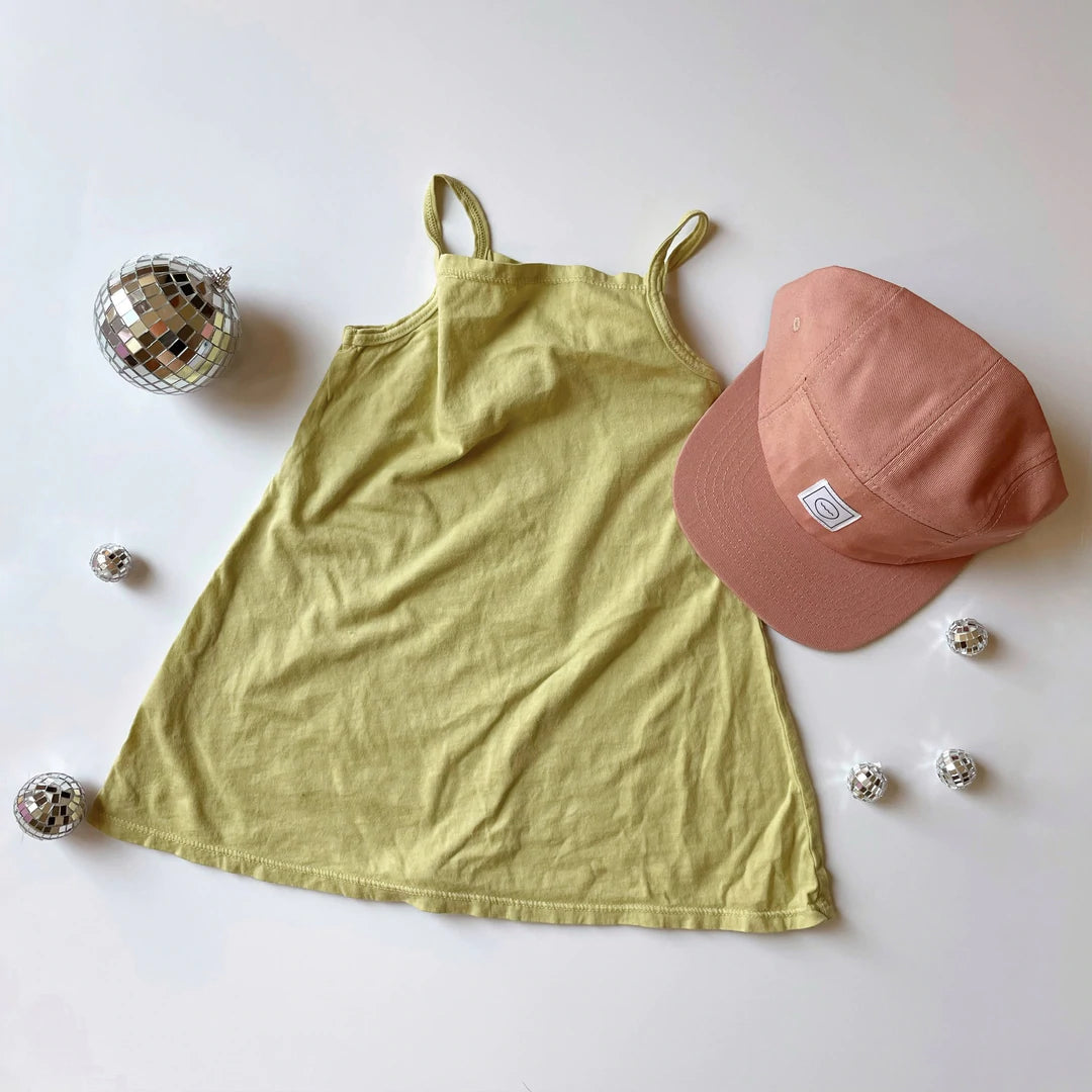 I+S tank dress - key lime