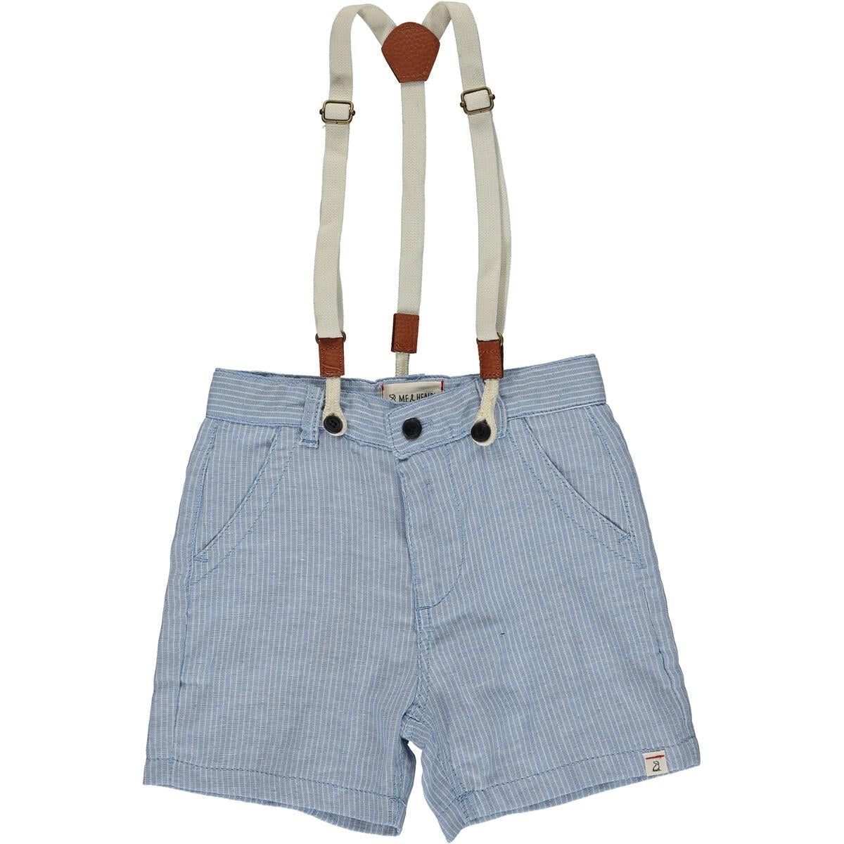 Captain shorts // pale blue gauze // Henry & Me