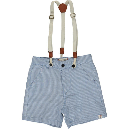 Captain shorts // pale blue gauze // Henry & Me