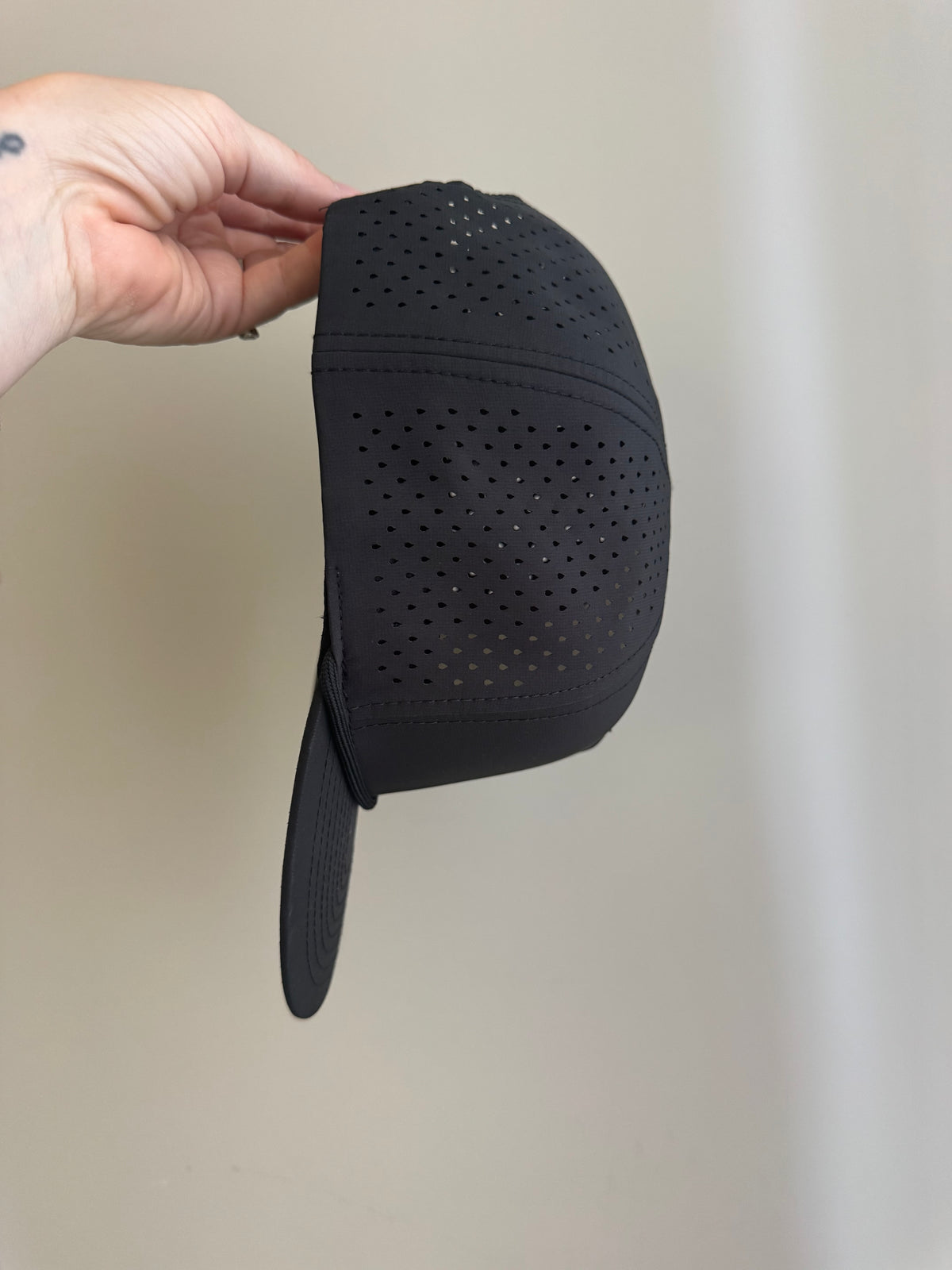 black out rope hat blank